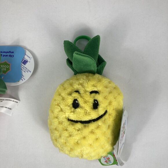Bag clip-on bundle giggle scape plush fruit Back-to-School Purse Charm - Picture 5 of 5
